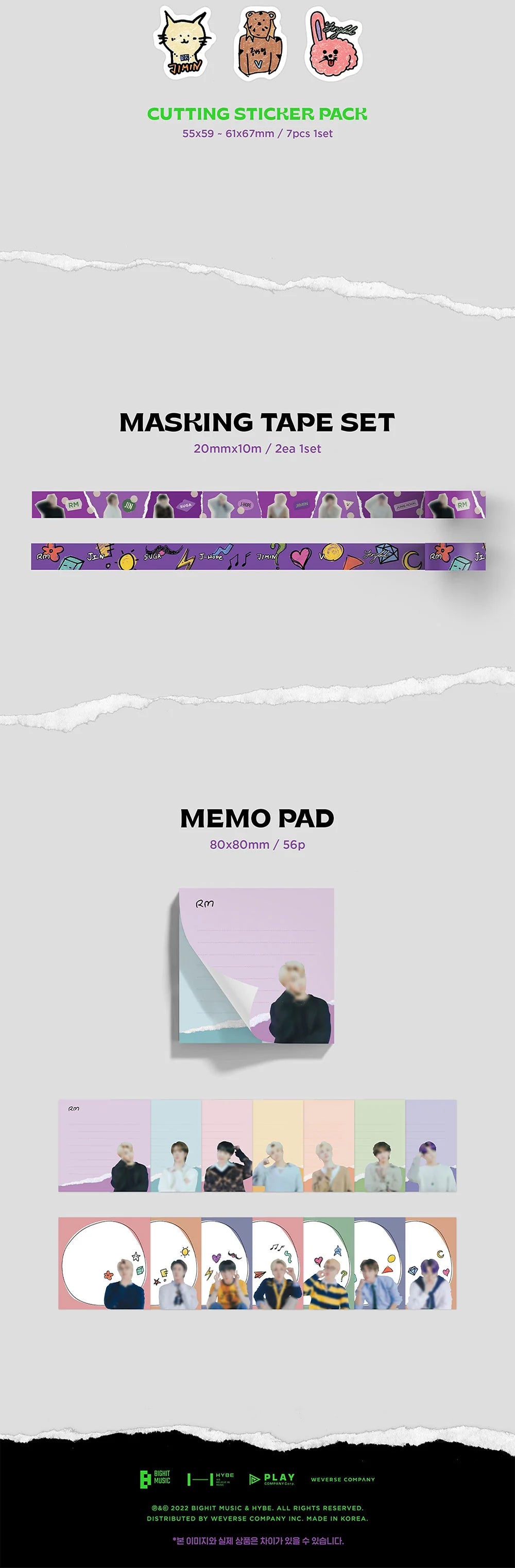 BTS (방탄소년단) DECO KIT WITH OUR UNIVERSE ARMY