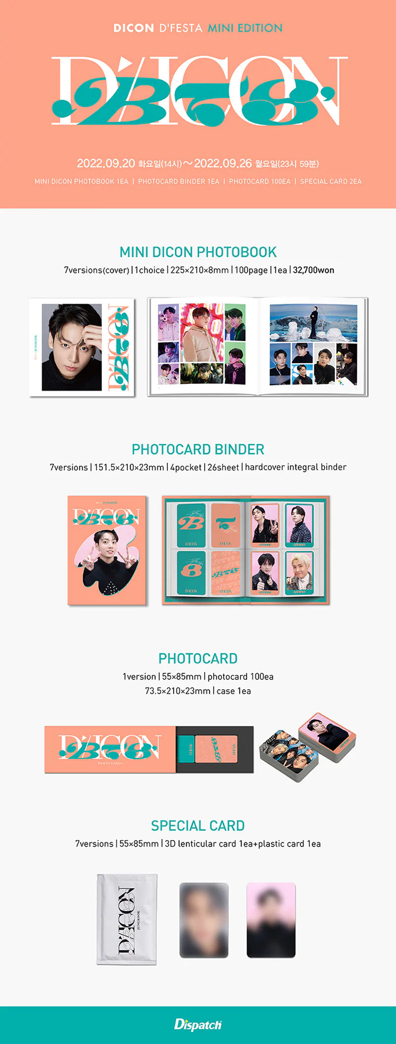 BTS D'FESTA DICON MINI EDITION (RANDOM)