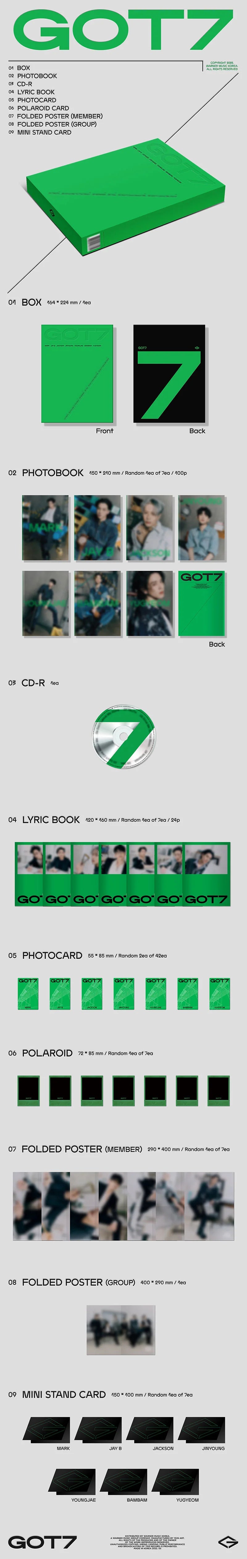 GOT7 (갓세븐) ALBUM GOT7