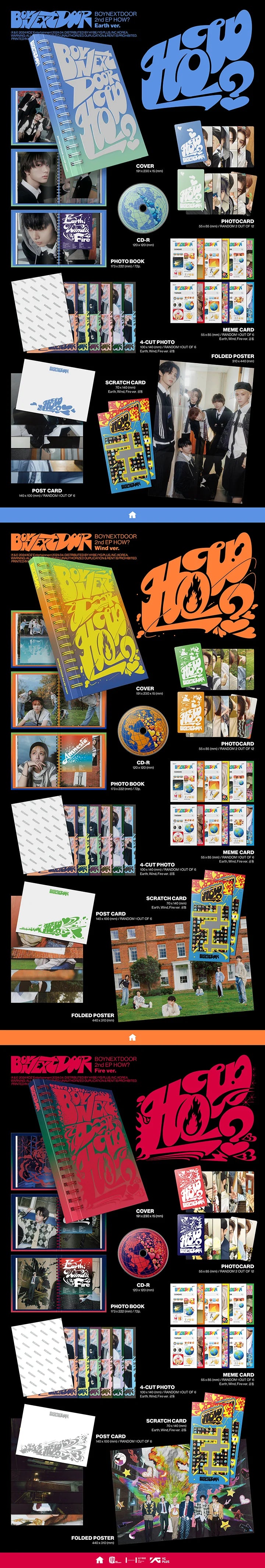 BOYNEXTDOOR (보이넥스트도어) 2ND EP ALBUM HOW?