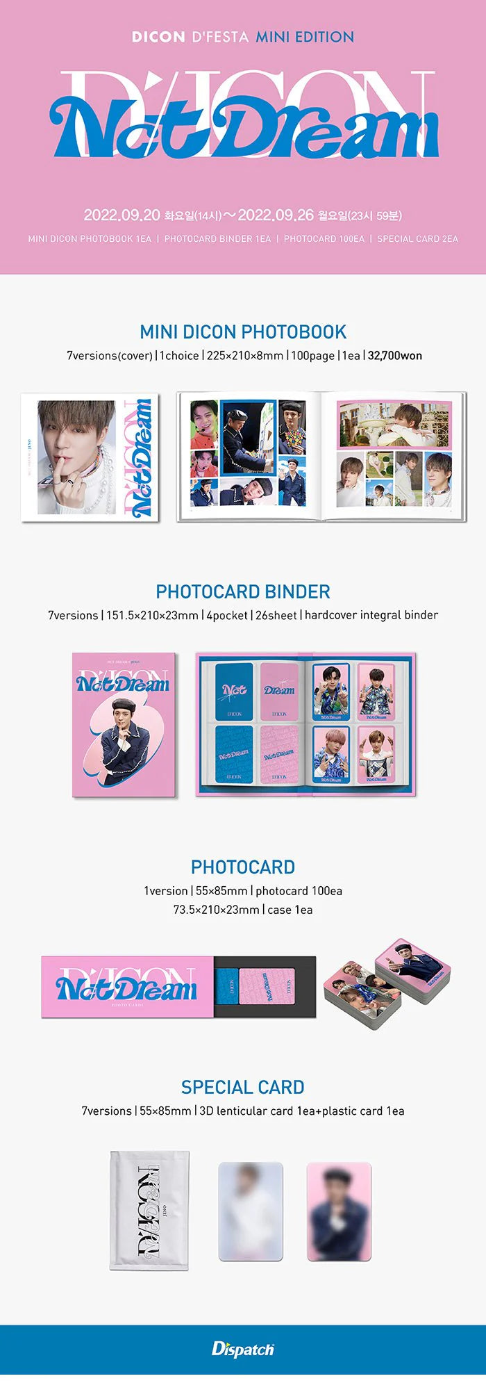 NCT DREAM D'FESTA DICON MINI EDITION (RANDOM)