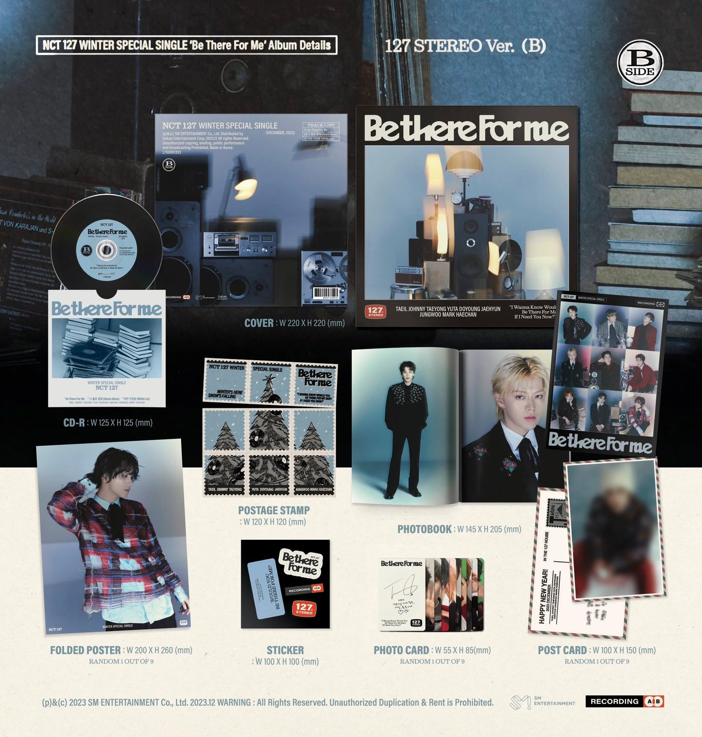 NCT 127 (엔시티 127) WINTER SPECIAL BE THERE FOR ME (127 STEREO VER)