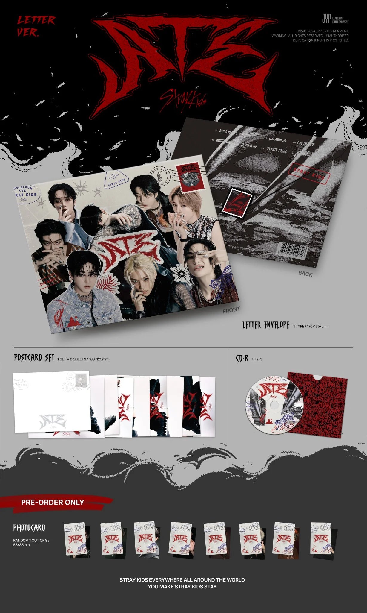 STRAY KIDS (스트레이키즈) ATE ALBUM
