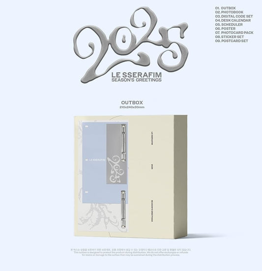 LE SSERAFIM (르세라핌) 2025 SEASON'S GREETINGS